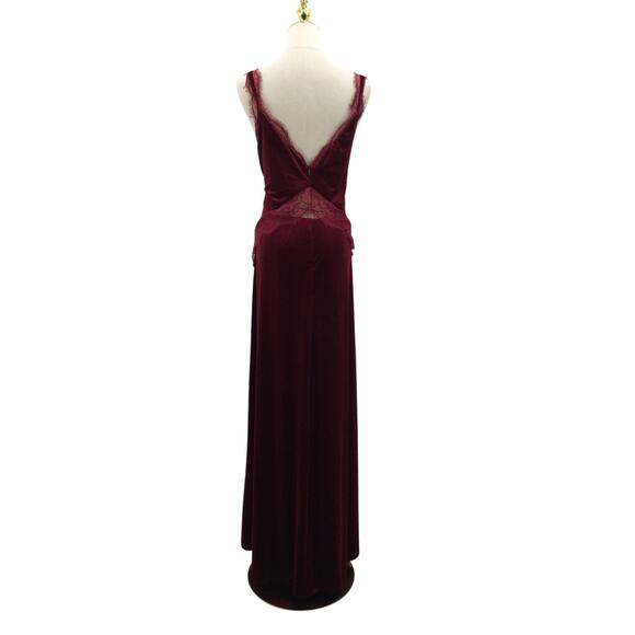 AW BRIDAL 18 2X plus burgundy Natasha evening gala formal party maxi dress B83 - Picture 4 of 9